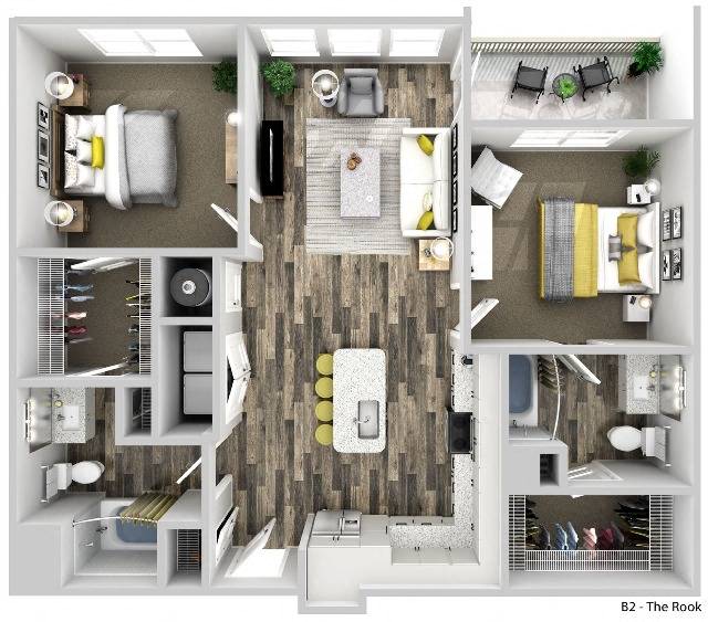 B2 The Rook floor plan