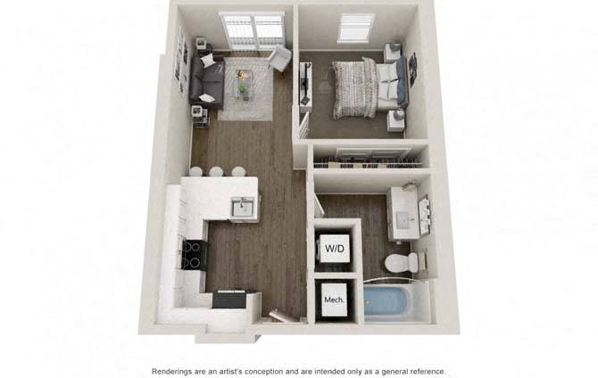 A1B floor plan