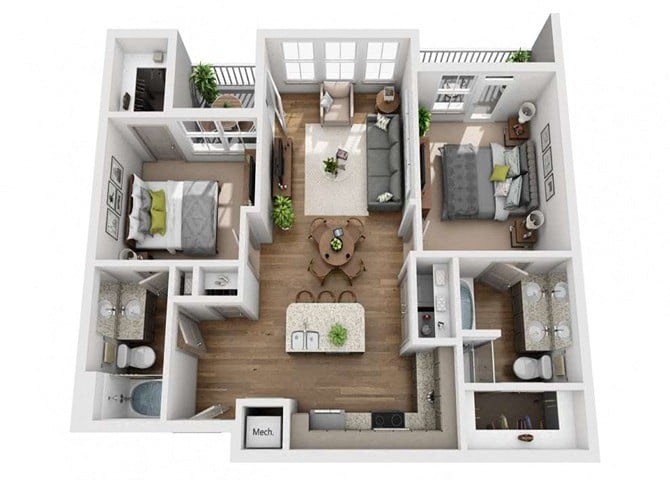 The Buffalo floor plan