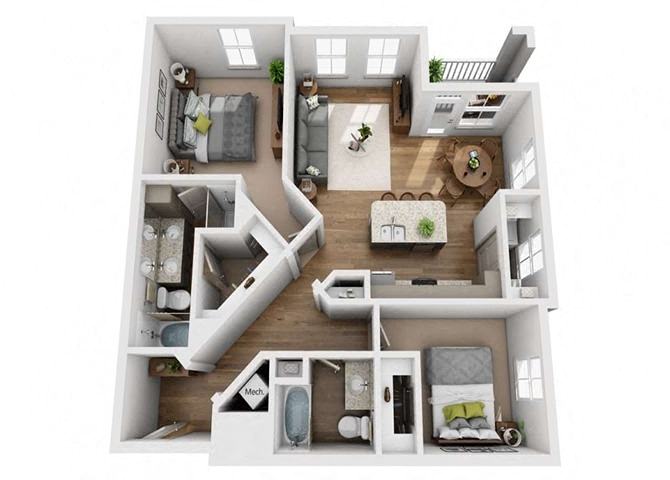 The Cumberland floor plan