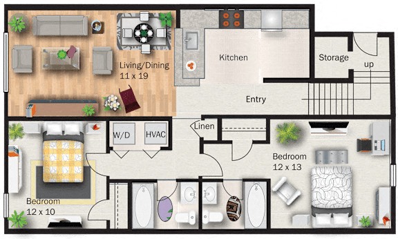 Maple floor plan