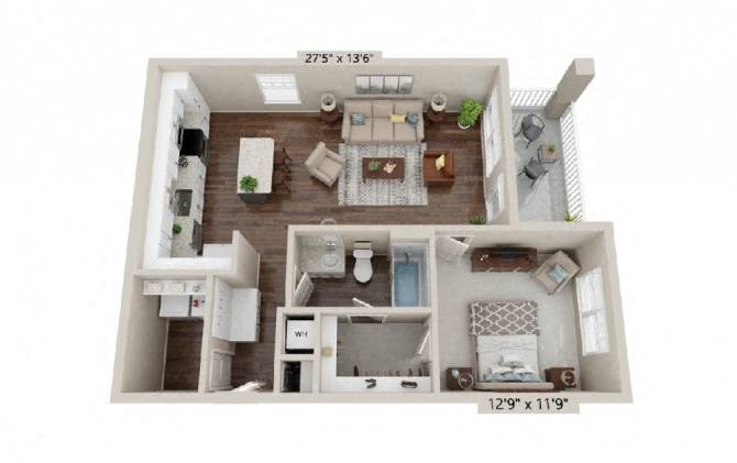 A1 floor plan