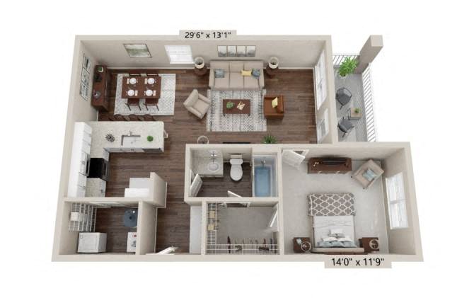 A2 floor plan