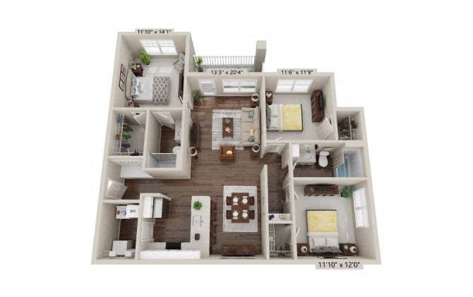 C1 floor plan