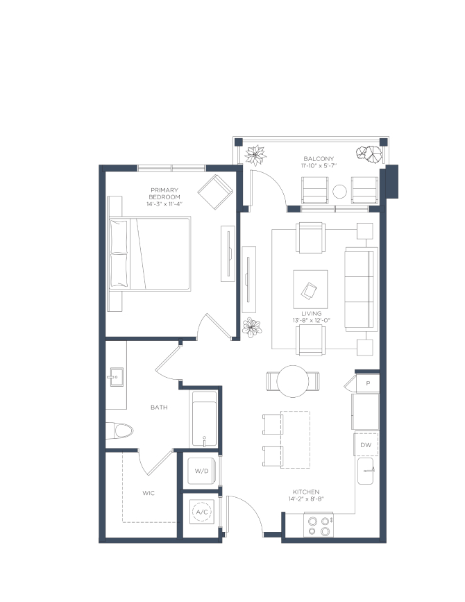 A2 floor plan