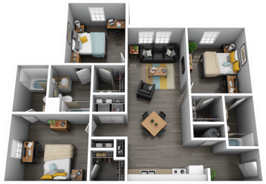 Floor Plans Of Paramount 3800 In Greenville Nc