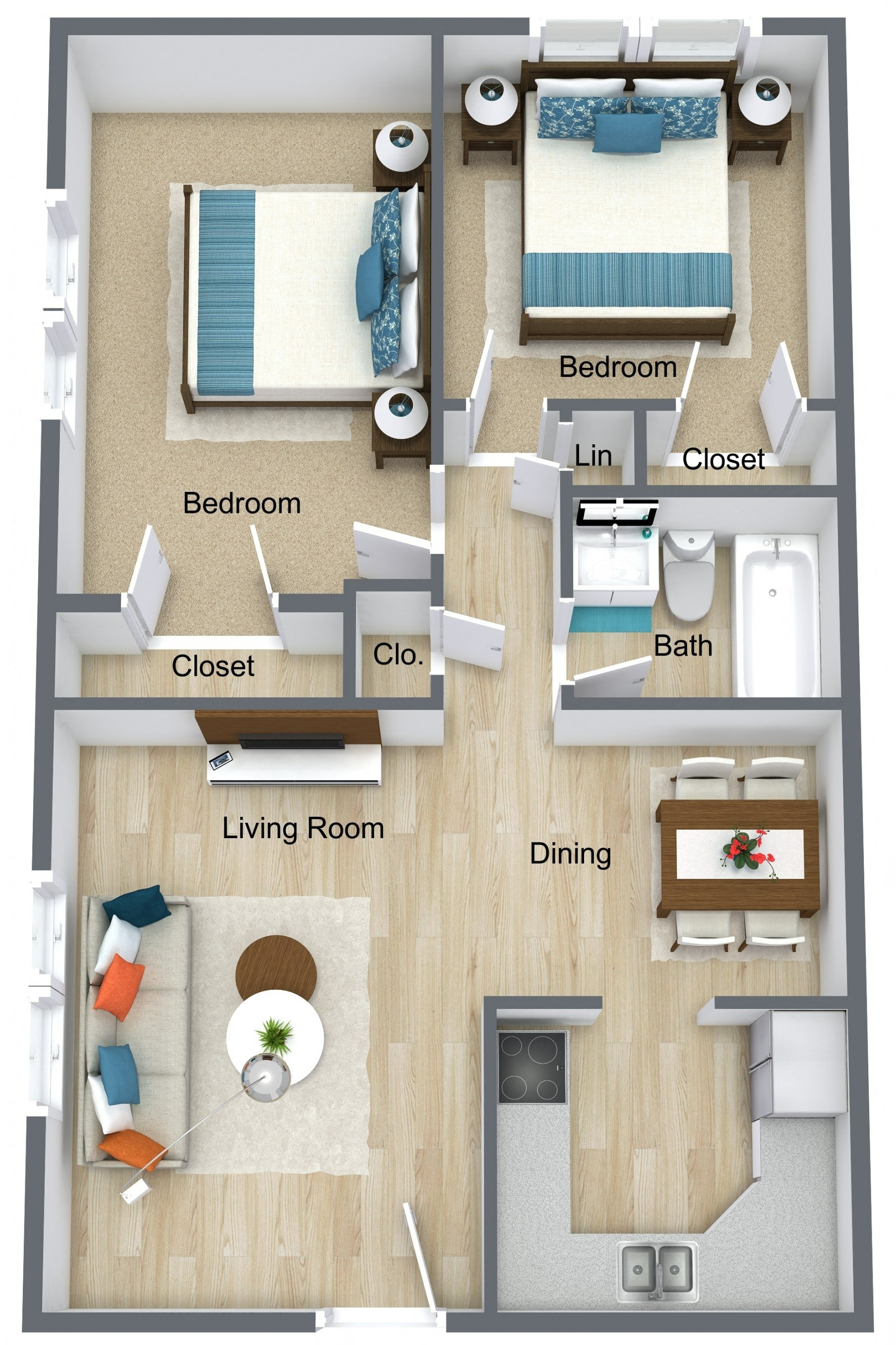 Floor Plans Of Osprey Cove North Apartments In Jacksonville Nc