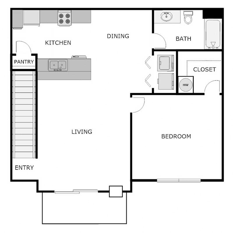 1 BED 1 BATH UPPER PHASE 1
