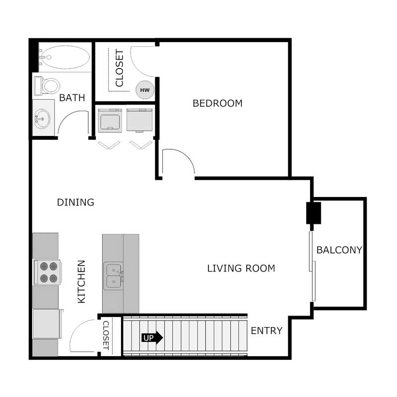 1 Bedroom 1 Bathroom