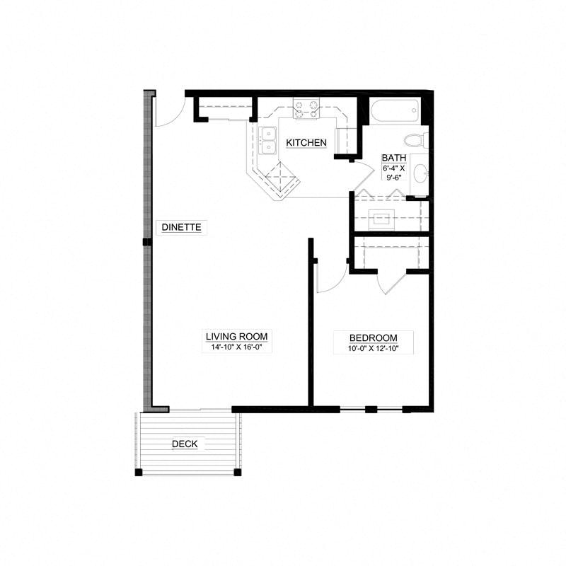 1 Bedroom 1 Bath
