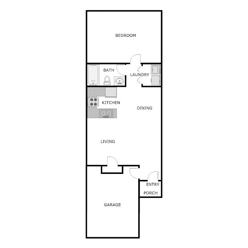 1 Bedroom 1 Bathroom
