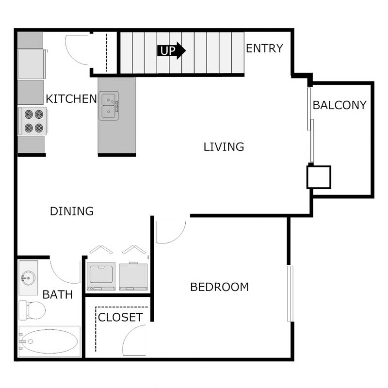 1 Bed Upper