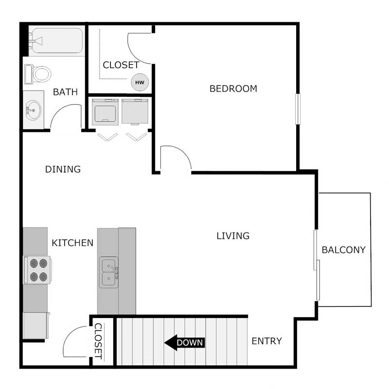 1Bedroom Upper