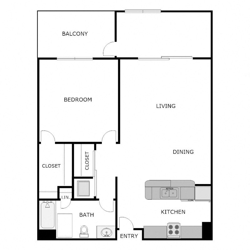 1 Bedroom 1 Bathroom