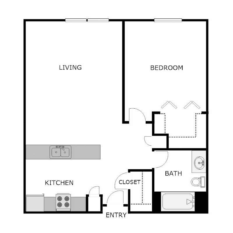 1  Bedroom 1 Bathroom
