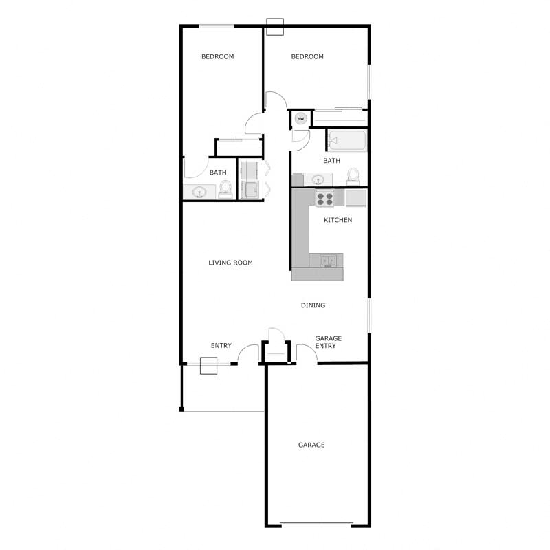 2 Bedroom