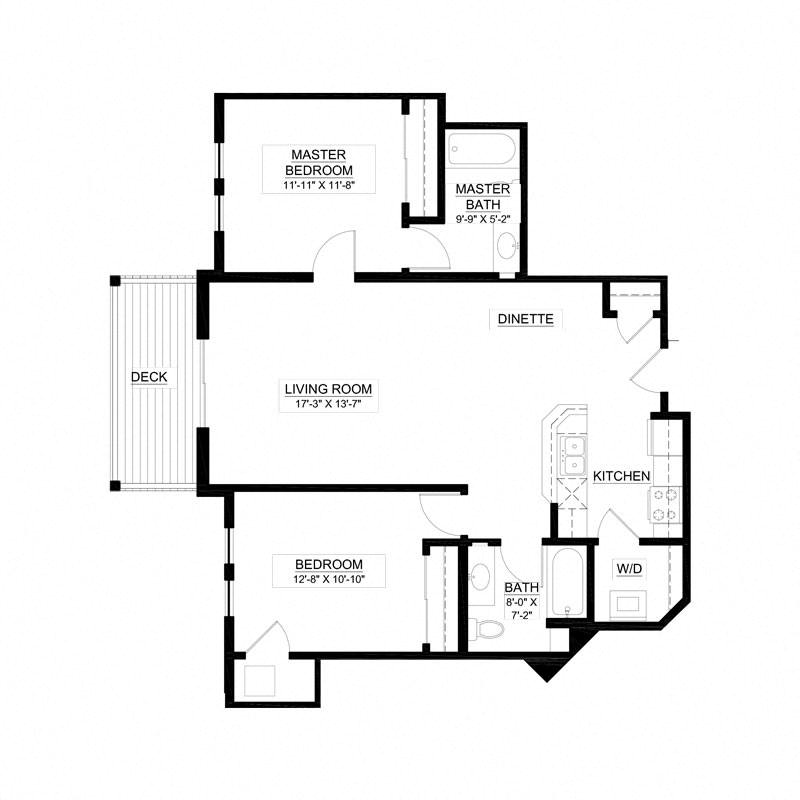 2 Bedroom 2 Bath