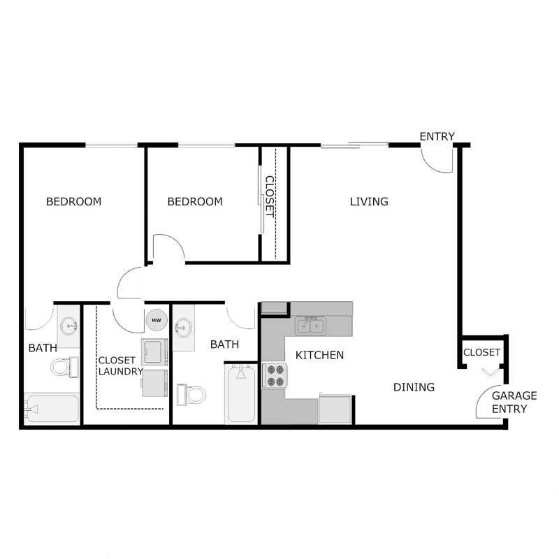 2 Bed Lower