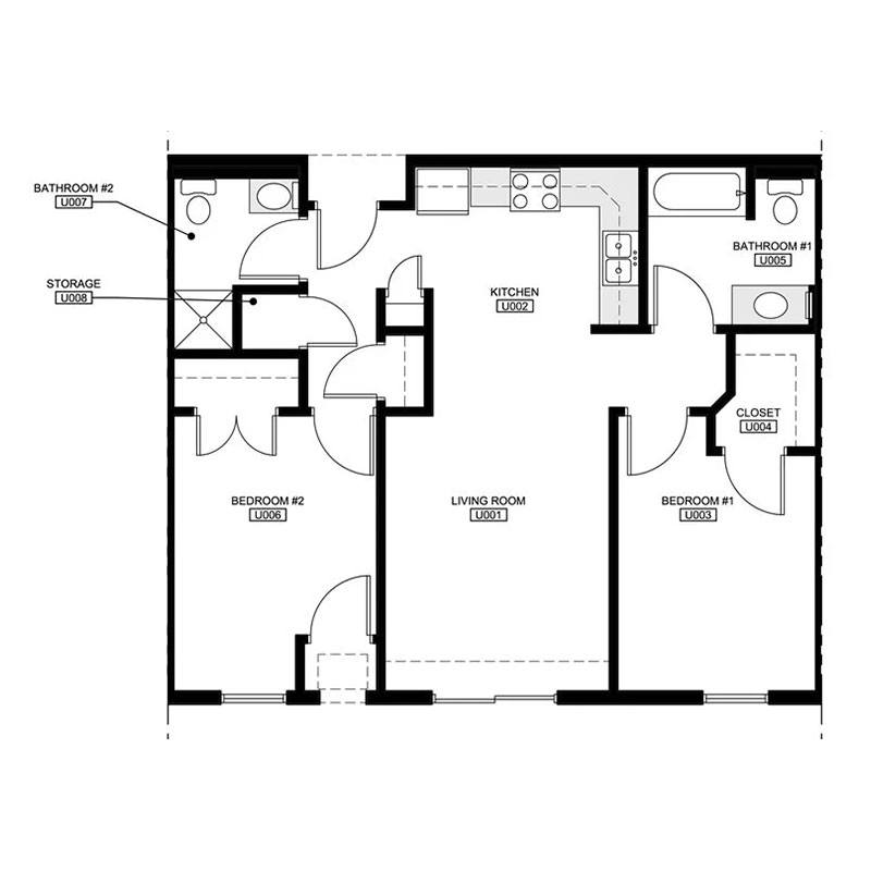 2 BED 2 BATH