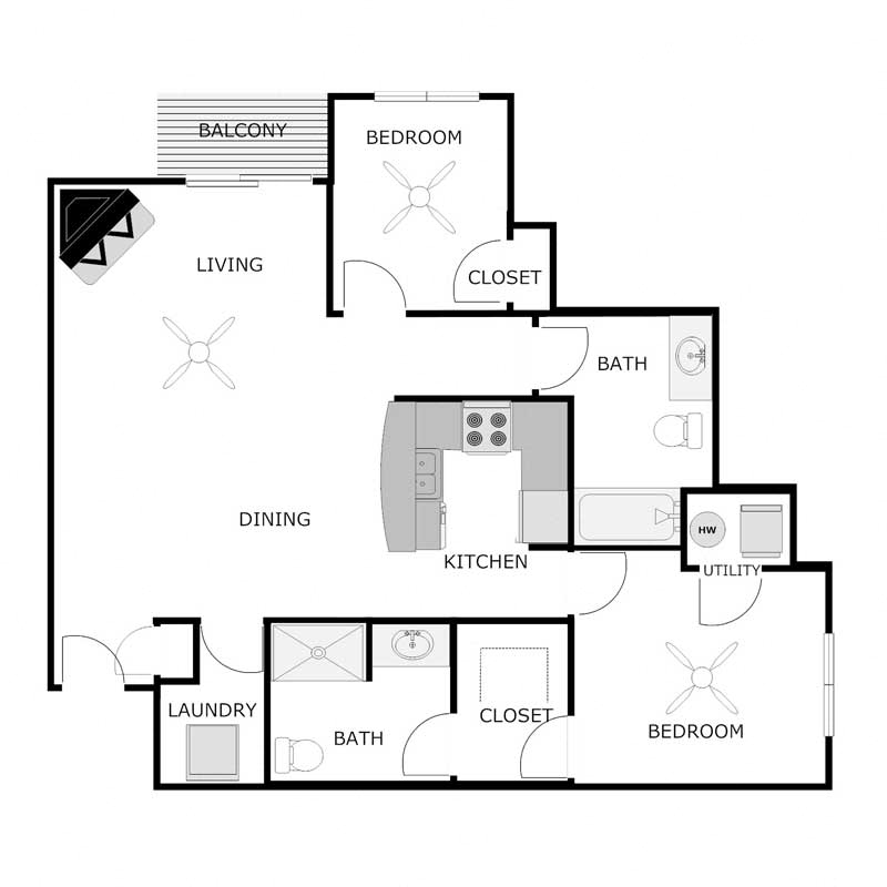 2 Bedrooms 2 Bathrooms LaBelle