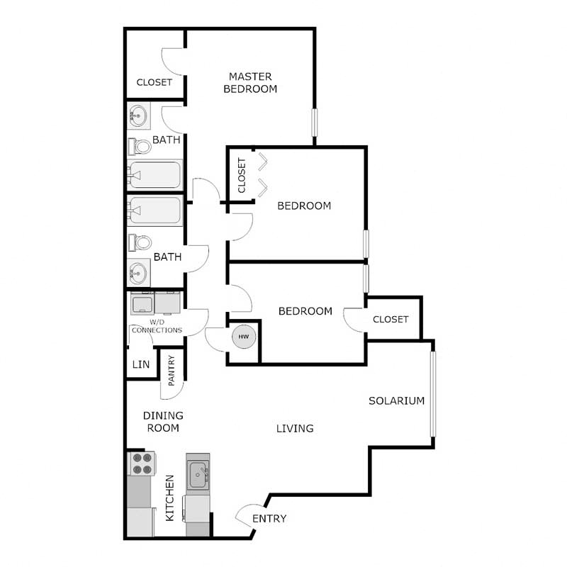 3 Bedroom 2 Bathroom