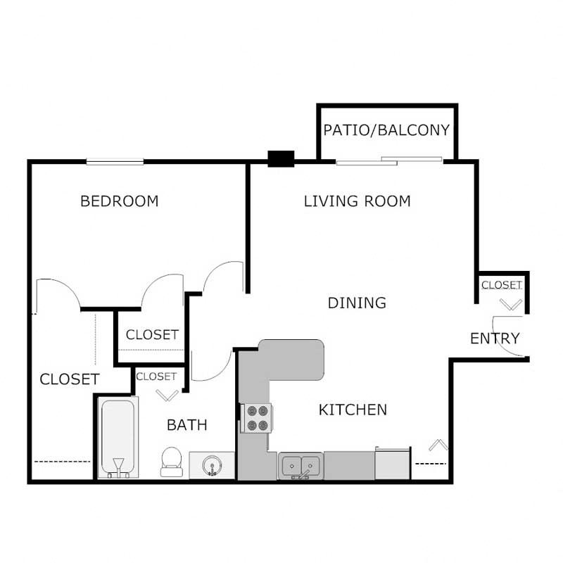 North Orchard - 1 Bed 1 Bath - Upper