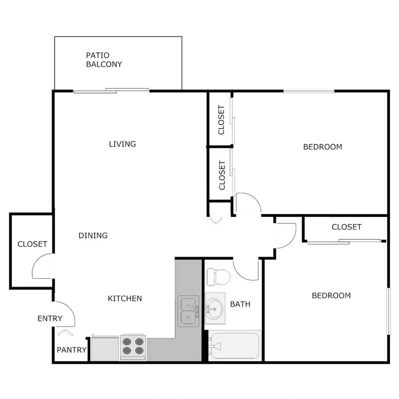 North Orchard - 2 Bed 1 Bath - Lower