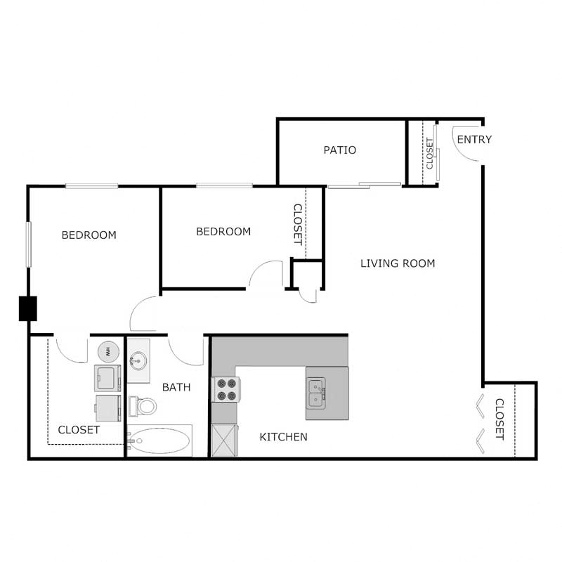 Oxford Avenue - 2 Bed 1 Bath - Lower