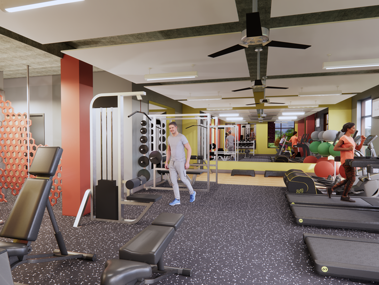 Fitness Room Gym at Liffey on Snelling, St. Paul, 55104