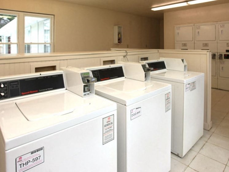 Coin operated laundry facilities