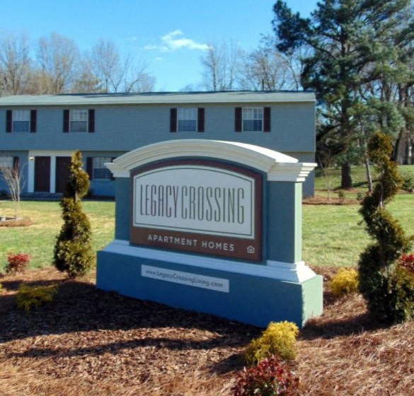 Entrance Sign for Legacy Crossing