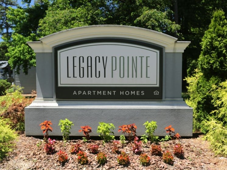 Entrance sign for Legacy Pointe