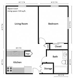 Alyson Court Floor Plan View the Alyson Court floor plan