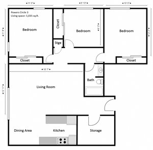 Powers Circle Three Bedrooms
