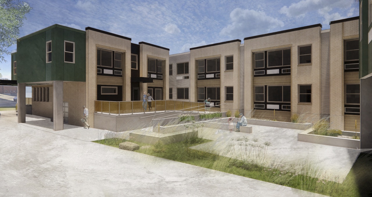 Overlook at Powers Park Courtyard