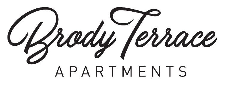 the logo or sign for the apartment