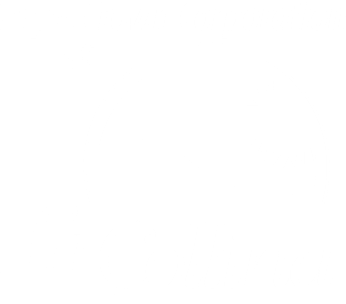 A logo for Triple Crown Corporation at La Collinia.