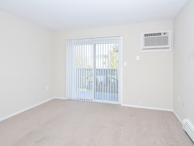 Living Room with Sliding Patio Door