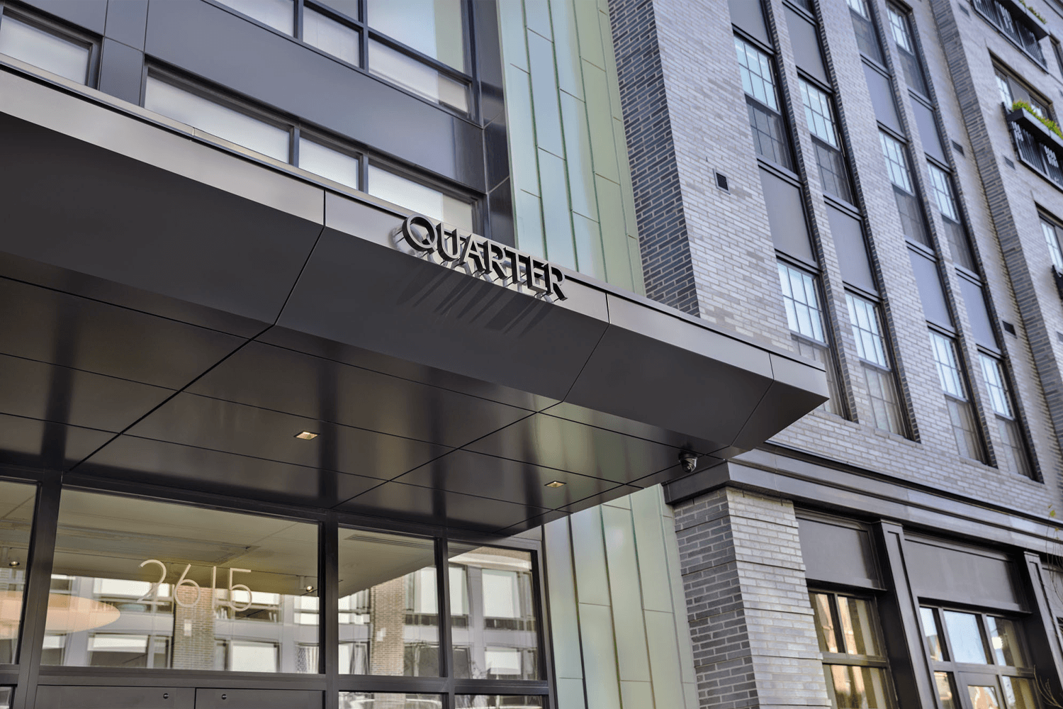 Quarter Phase II is situated on Detroit Avenue, across from the Quarter