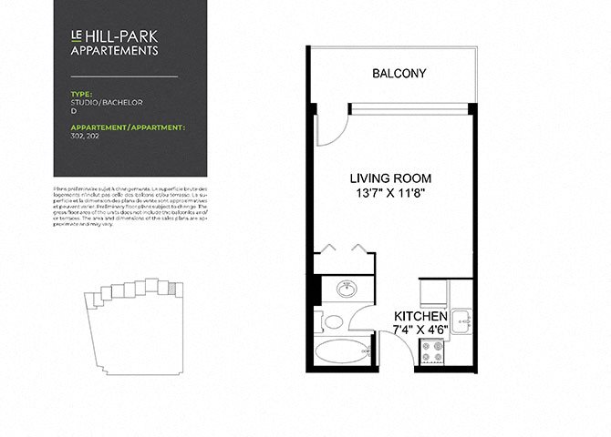 Floor Plan S D Floor Plan S D at Hill Park, Montreal