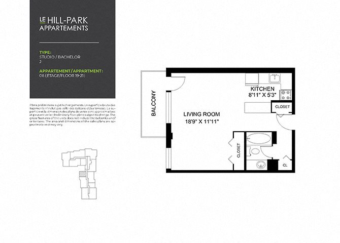 Floor Plan S J Floor Plan S J at Hill Park, Montreal, QC