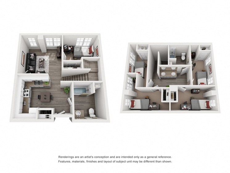5 bedroom 2 bath Floor Plan