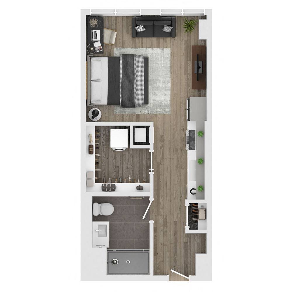 Unit 0719 floor plan