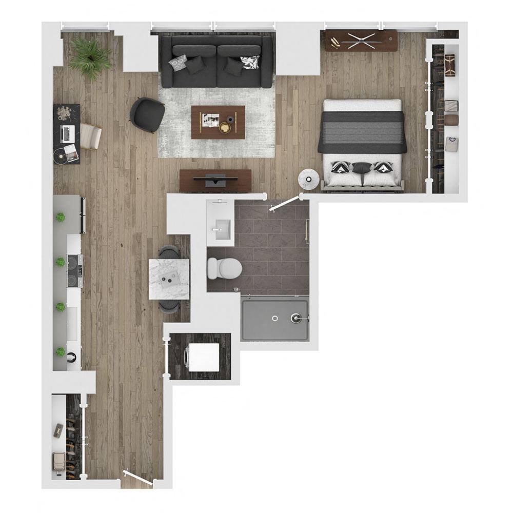 Unit 0514 floor plan