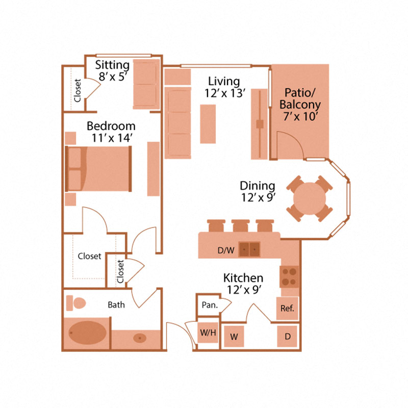 Suite A Floorplan