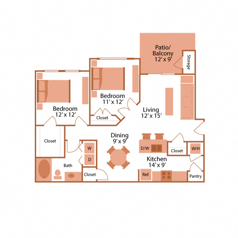 Suite A Floorplan