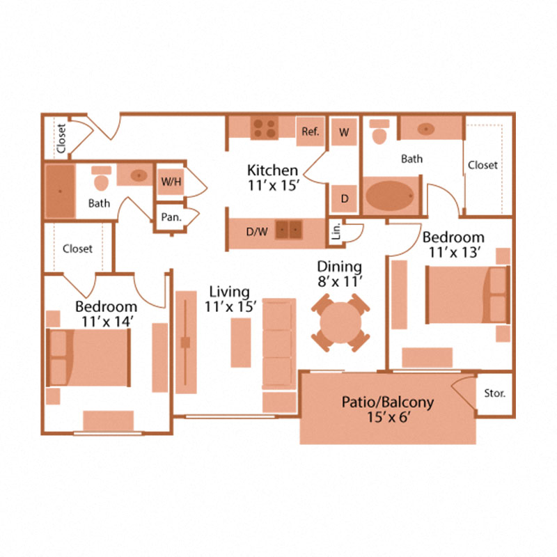 Suite A Floorplan