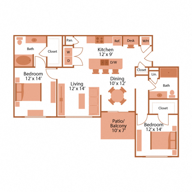 Suite A Floorplan