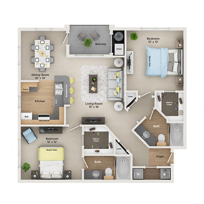 Suite A Floorplan