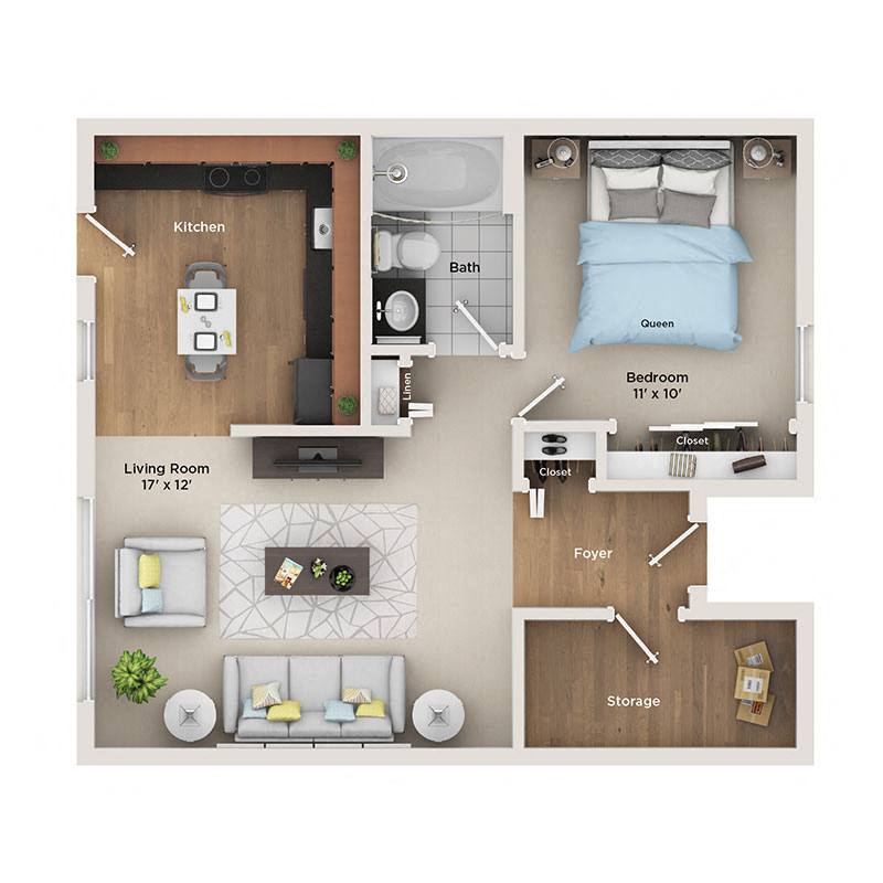 1 Bedroom